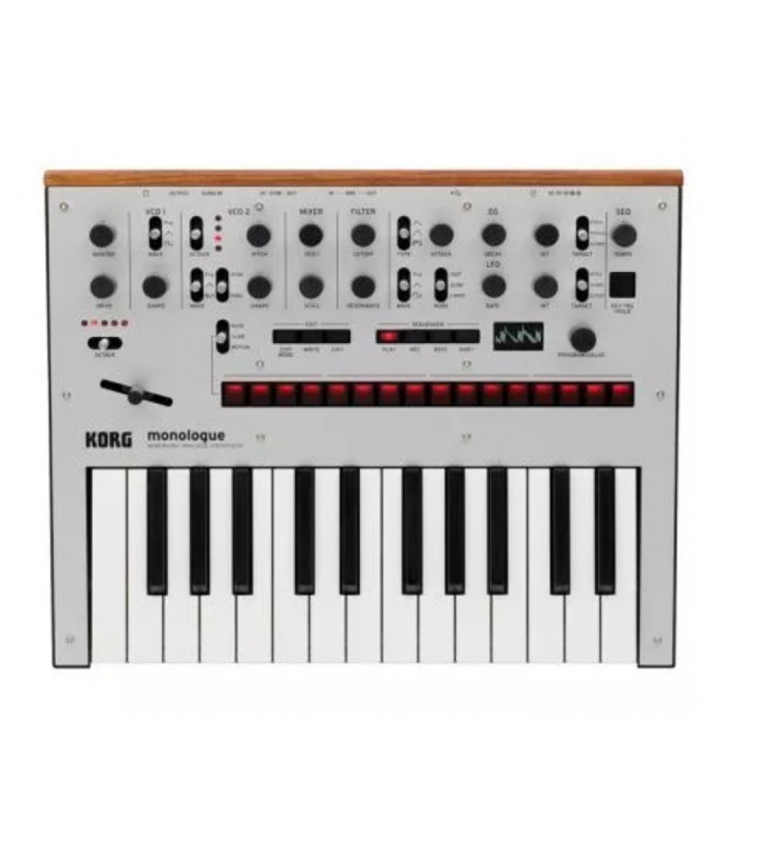 Monologue Silver Sintetizzatore analogico microfonico 25 tasti grigio