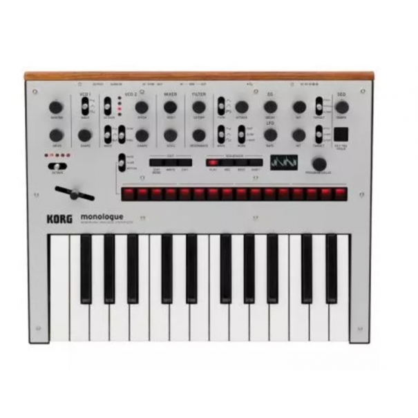 Monologue Silver Sintetizzatore analogico microfonico 25 tasti grigio