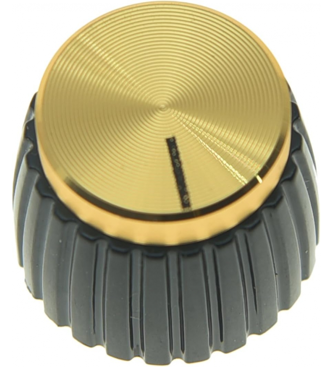 Manopole per amplificatore di chitarra, con incastro push-on, colore: nero 