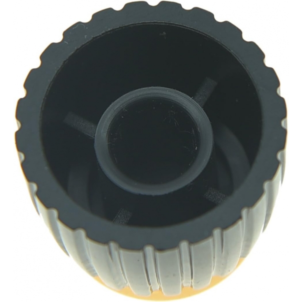 Manopole per amplificatore di chitarra, con incastro push-on, colore: nero 