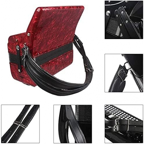 Tracolla  per la Fisarmonica da Basso 16-120 (Nero) 83 cm e 110 cm