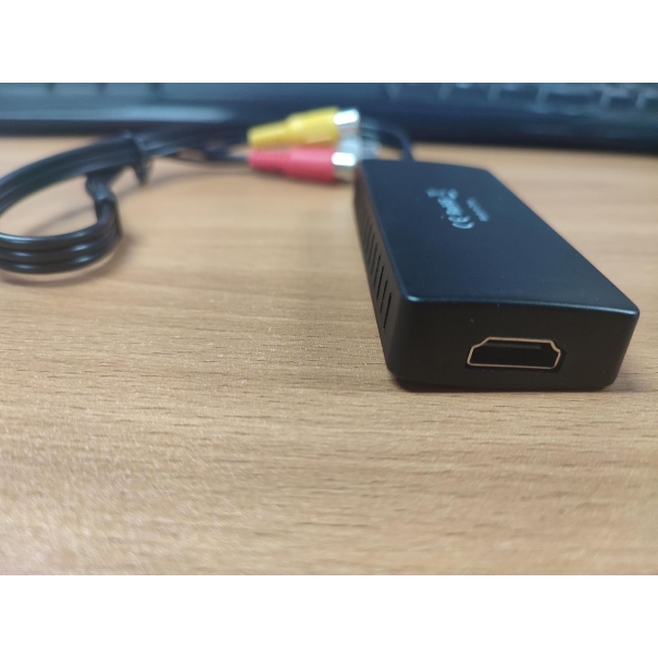 Adattatore da RCA a HDMI, da AV a HDMI, convertitore audio video 1080P composito CVBS con cavo HDMI [B006WB059]