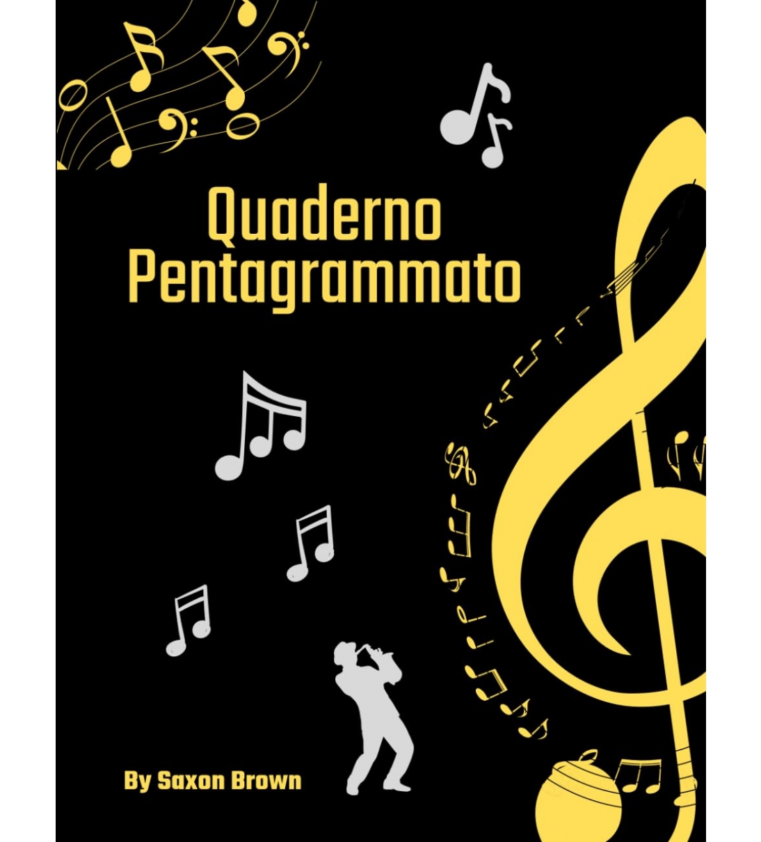 Quaderno Pentagrammato Nero
