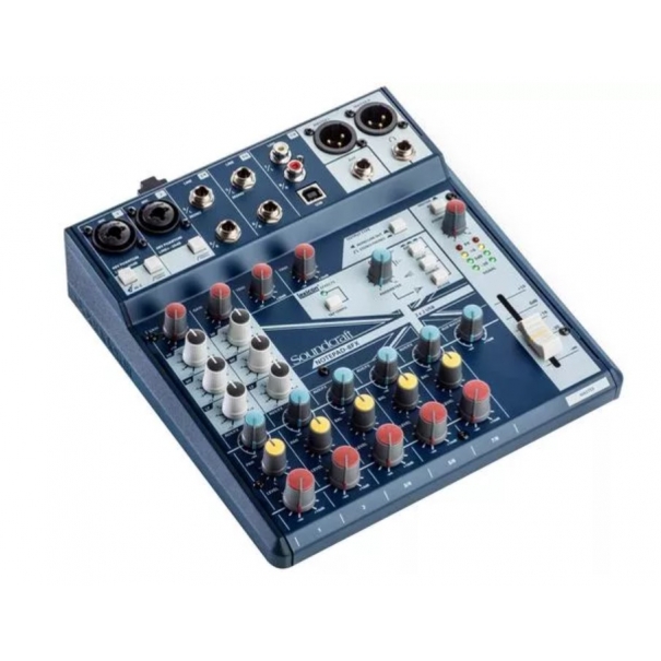 Notepad 8FX MIXER ANALOGICO USB 8 CANALI, 2 MIC INPUT, ALIMENTAZIONE PHANTOM, EFFETTI DIGITALI