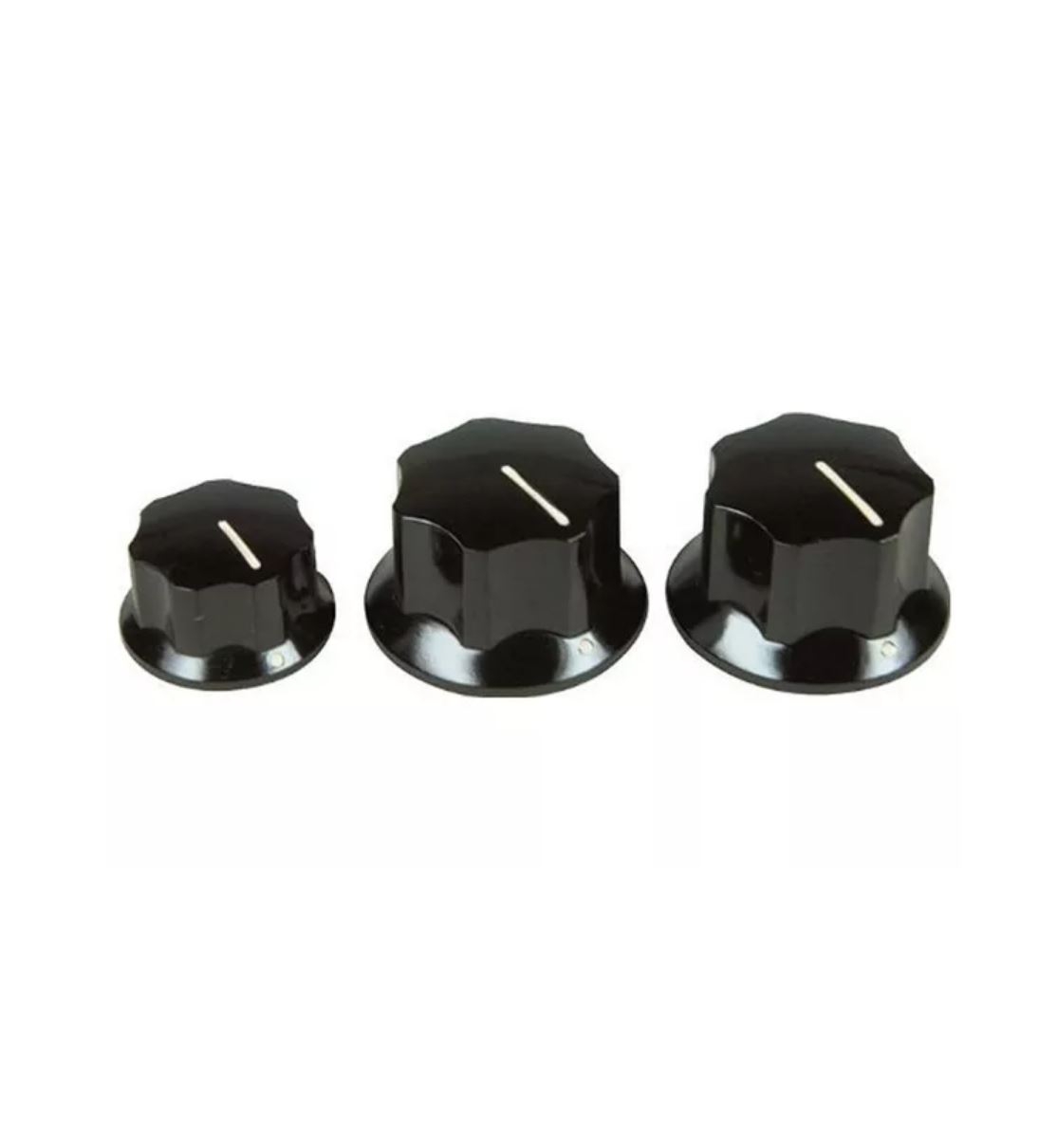 Standard Jazz Bass Knobs (3)