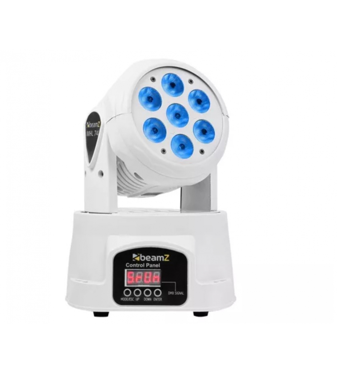 BEAMZ MHL74WH Mini Moving Head Wash 7x10W