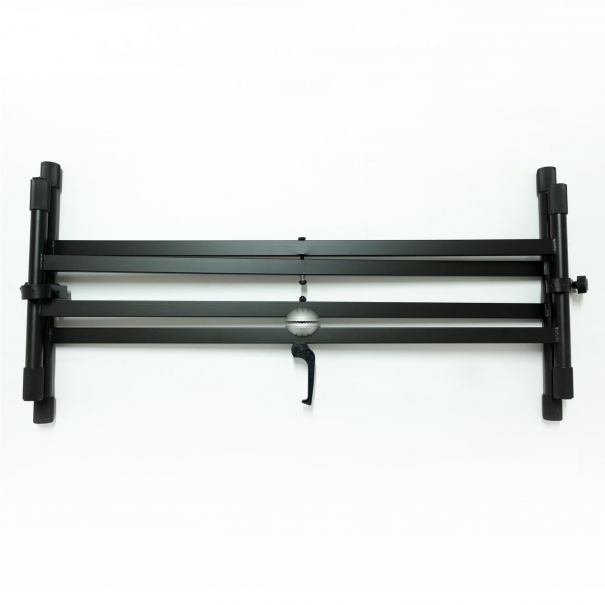 Supporto per tastiera doppio telaio con Sistema Crocodile a leva (max 50 Kg statici)