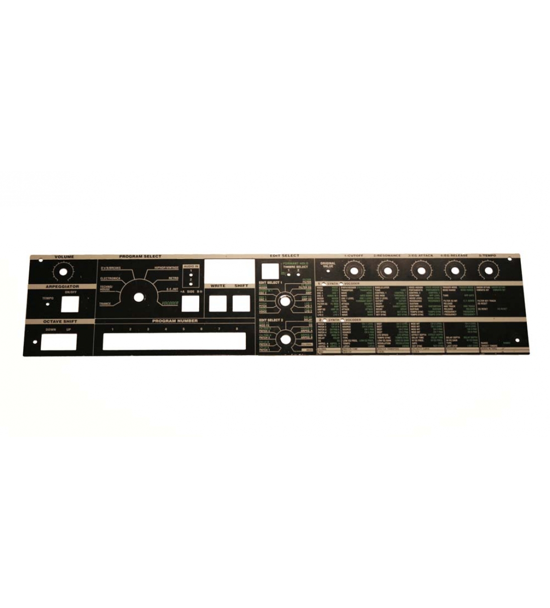 Pannello frontale per tastiera Microkorg