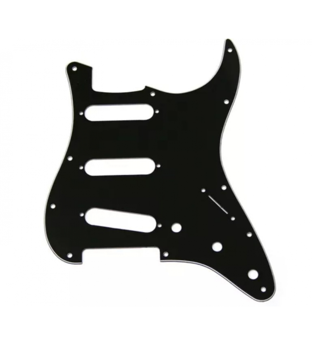 Strat Pickguard SSS Standard Black