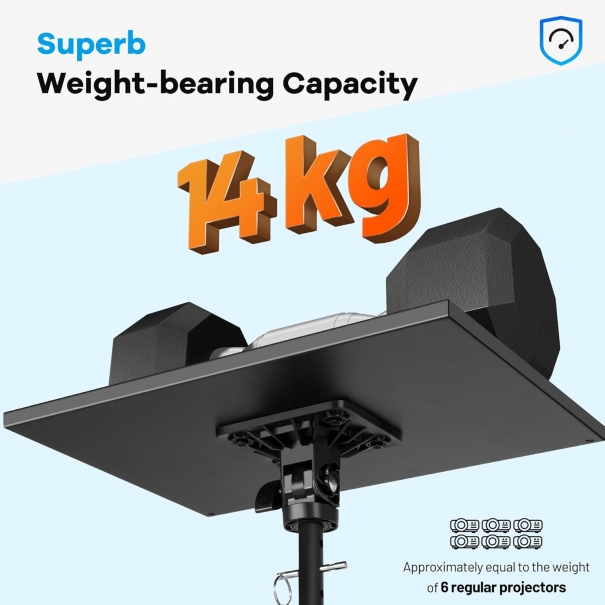 Supporto Mobile da Terra Multifunzione con Rotelle in Metallo Vassoio Regolabile 71-137