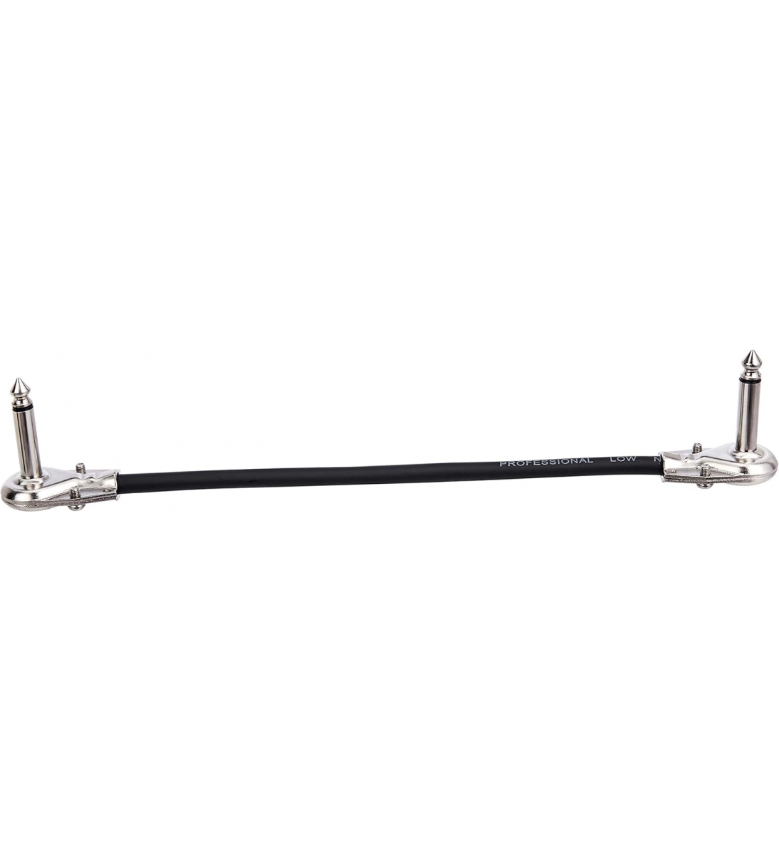 Cavo Patch per Chitarra 15cm nero da 6.35mm