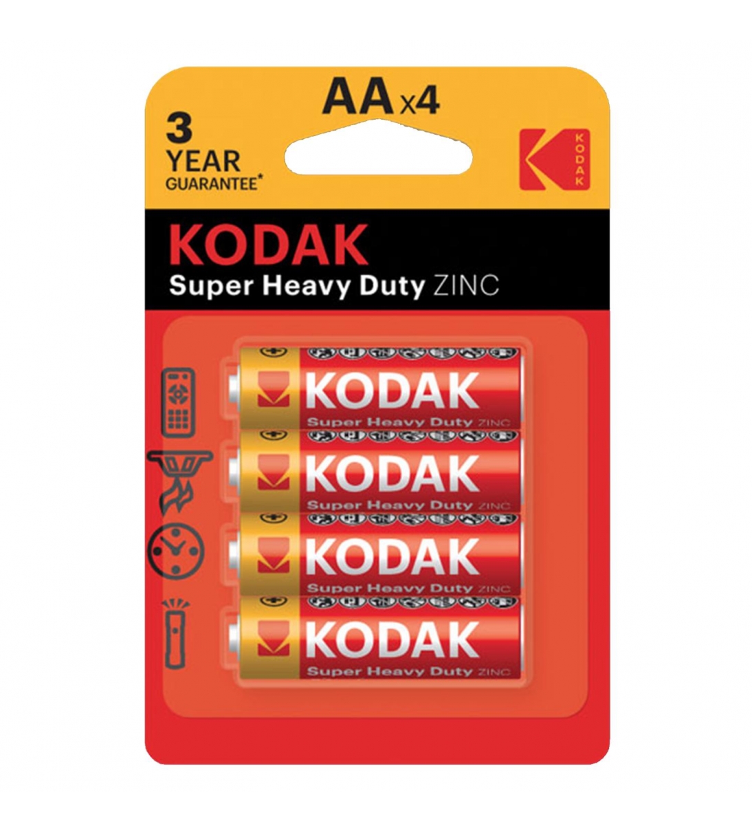 Batteria Zinco Carbone Stilo AA (4 pz in Blister)