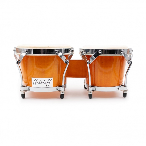 Bongo in Legno - Misure Pelli 6.7" & 7.5" (Natural)