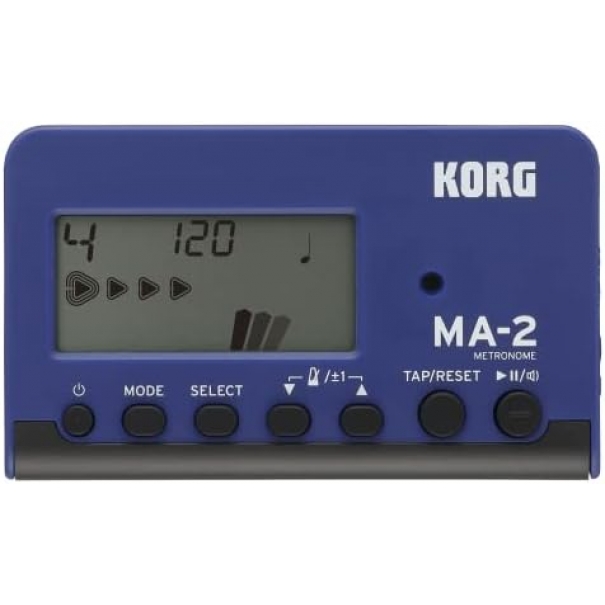 MA-2 LCD Metronomo Digitale Compatto, Blue/Nero
