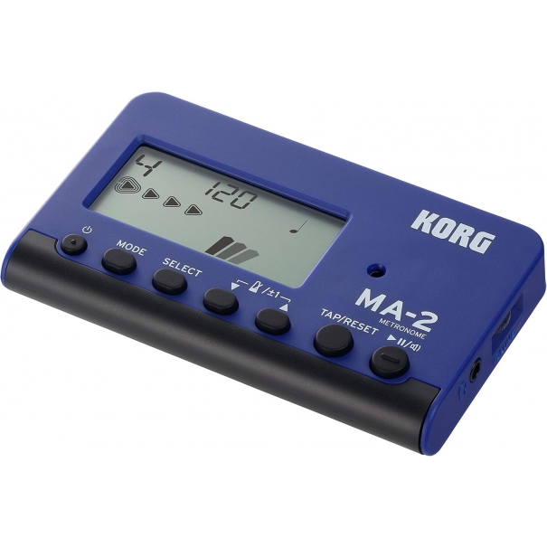MA-2 LCD Metronomo Digitale Compatto, Blue/Nero