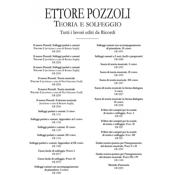 TEORIA DELLA MUSICA CON ESERCIZI