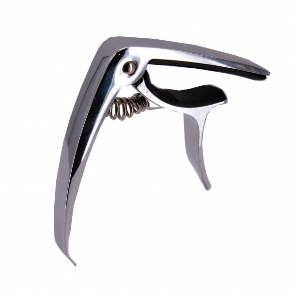 Capotasto Mobile per Chitarra Acustica/Elettrica (Argentato)