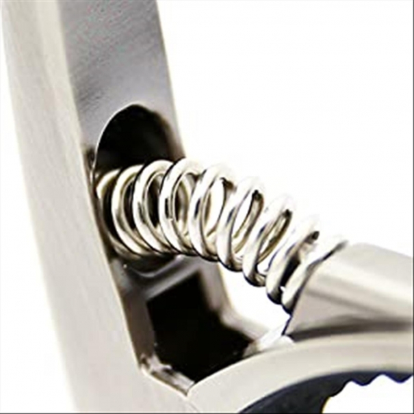 Capotasto Mobile per Chitarra Acustica/Elettrica (Argentato)