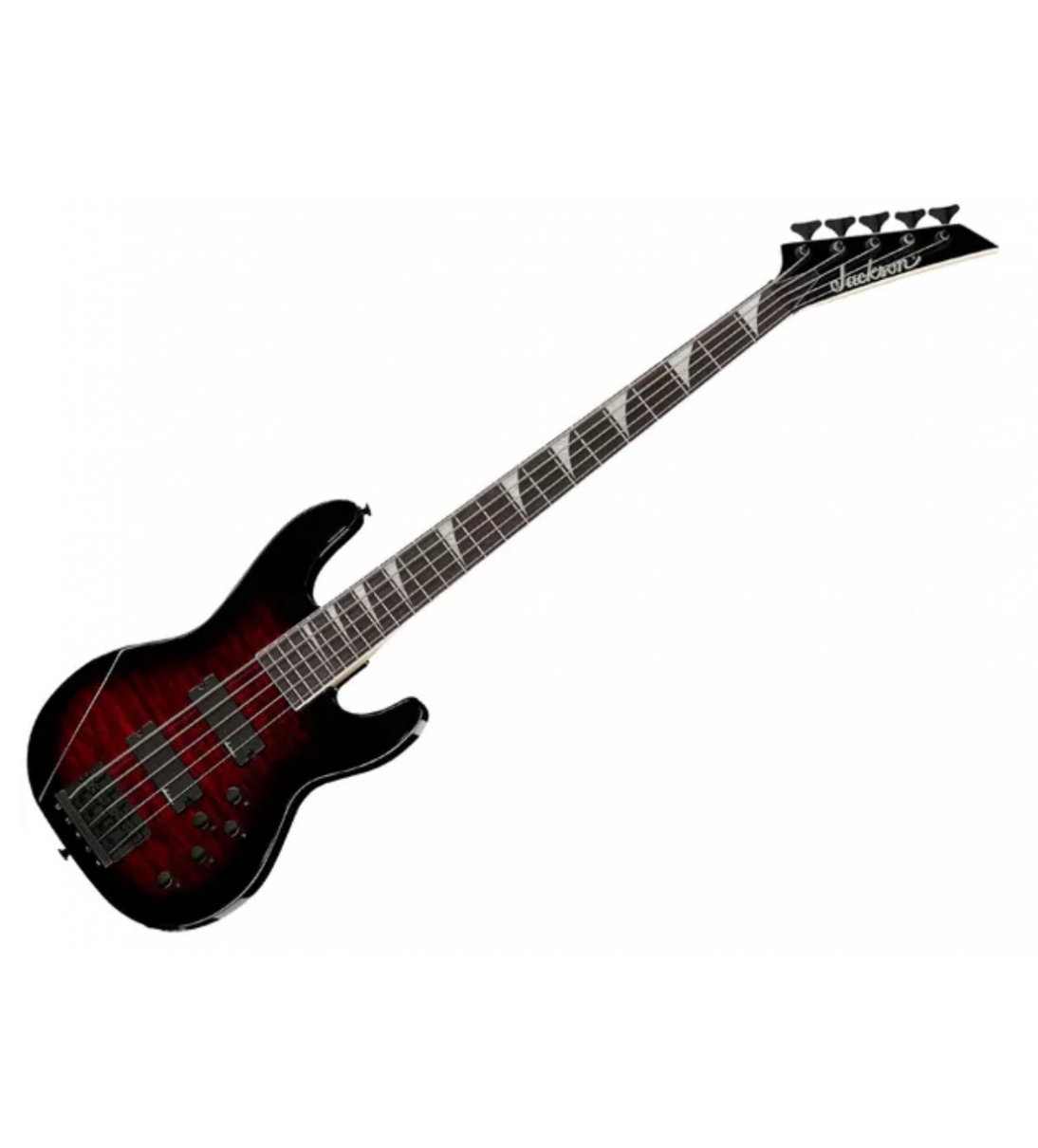 JS3VQ Concert Bass AH Tansparent Red Burst