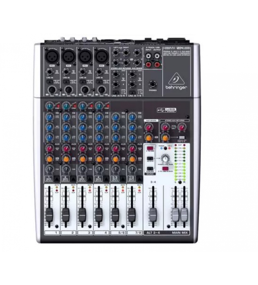 Xenyx 1204 USB MIXER PASSIVO 12 INGRESSI CON INTERFACCIA AUDIO USB