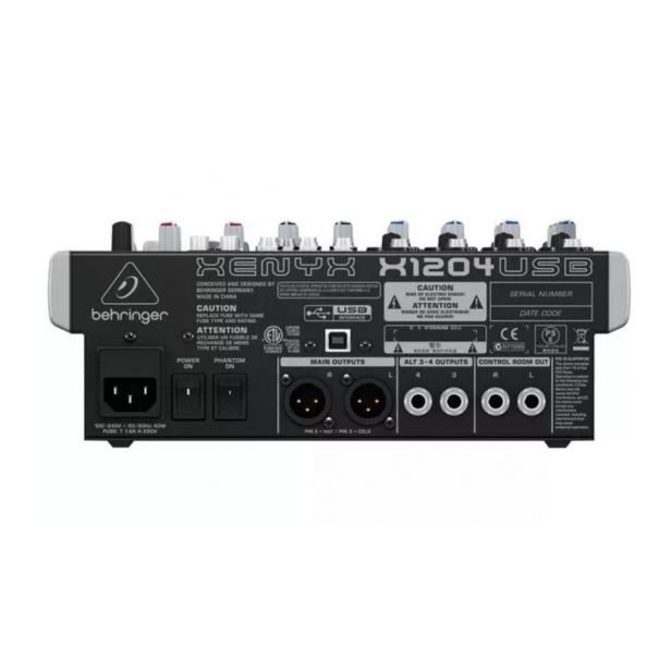 Xenyx X1204 USB MIXER USB PROCESSORE EFFETTI 24 BIT