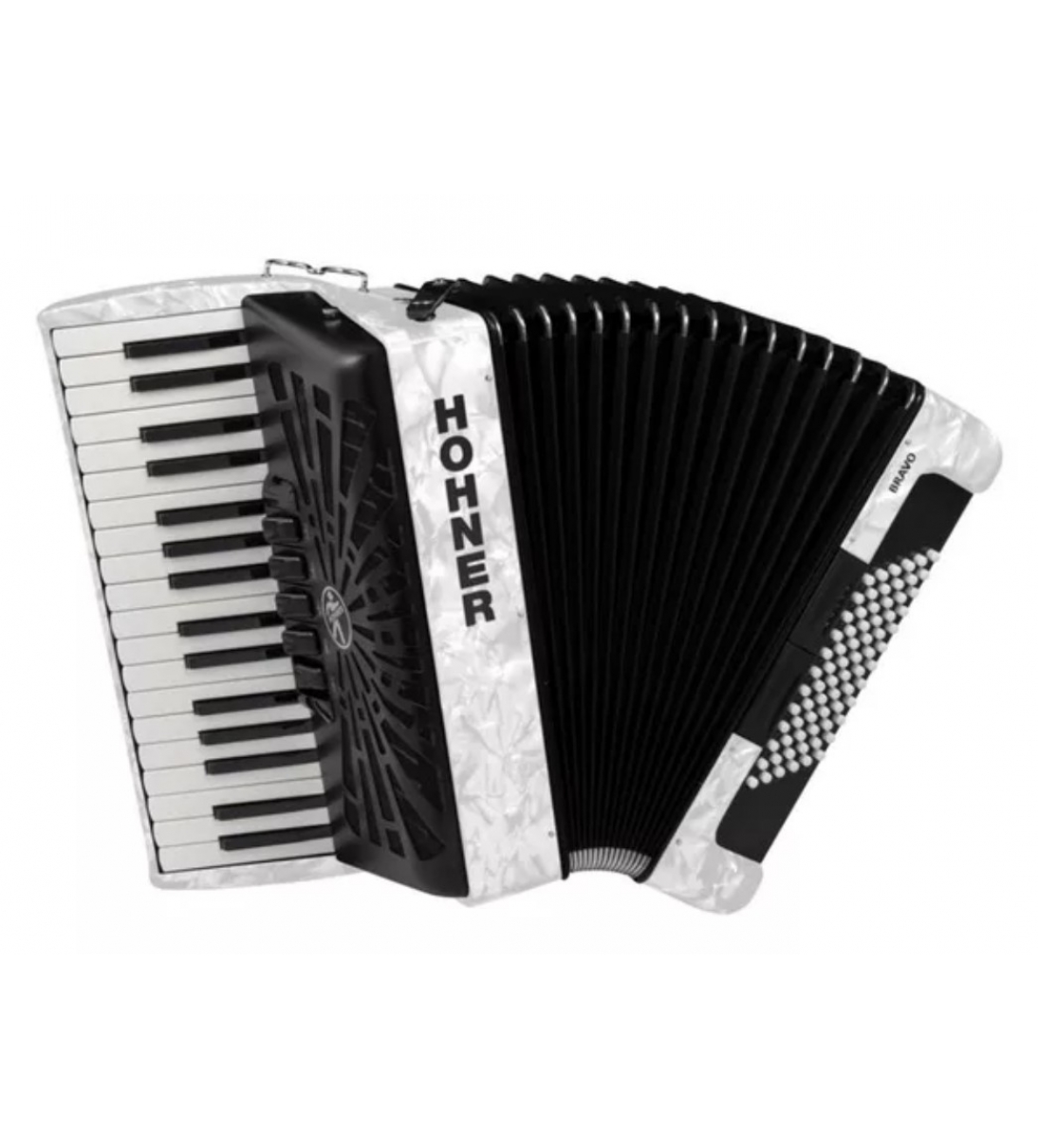 Bravo III 72 White Silentkey 34 Tasti Bianca Con 72 Bassi E Tre Voci