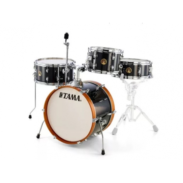 TAMA LJK48S-CCM Club Jam Charcoal Mist BATTERIA ACUSTICA CHARCOAL MIST Il kit "Club-JAM" riprende alcune idee dai kit vintage, come un supporto per piatti montato direttamen