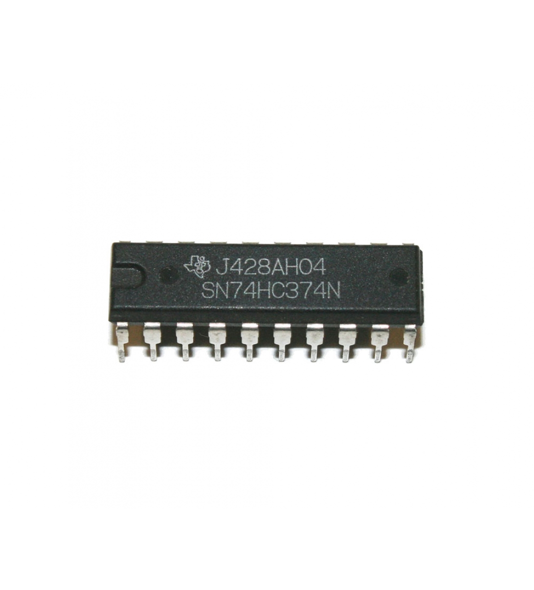 Circuito integrato, flip-flop ottale D 74HC374, DIP a 20 pin
