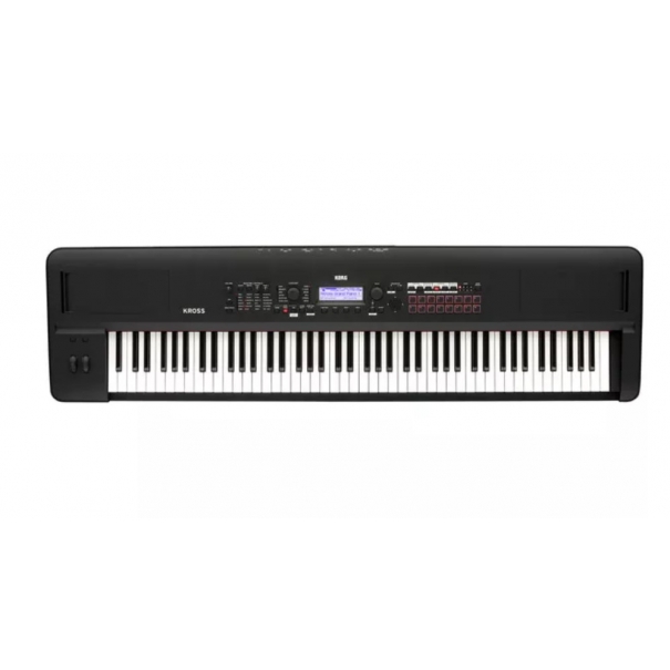 Kross 2 88 MB Synth Workstation "tuttofare" definitiva, caratterizzata da un'ampia tavolozza timbrica, potenza delle prestazioni, tastiera pesata, sequencer e campionamento