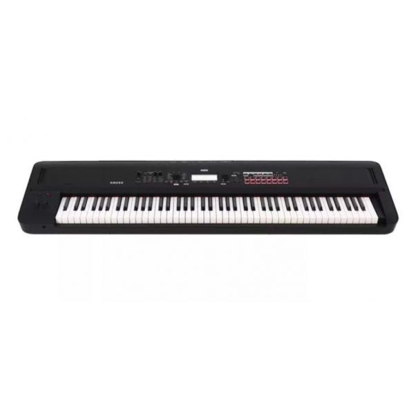 Kross 2 88 MB Synth Workstation "tuttofare" definitiva, caratterizzata da un'ampia tavolozza timbrica, potenza delle prestazioni, tastiera pesata, sequencer e campionamento