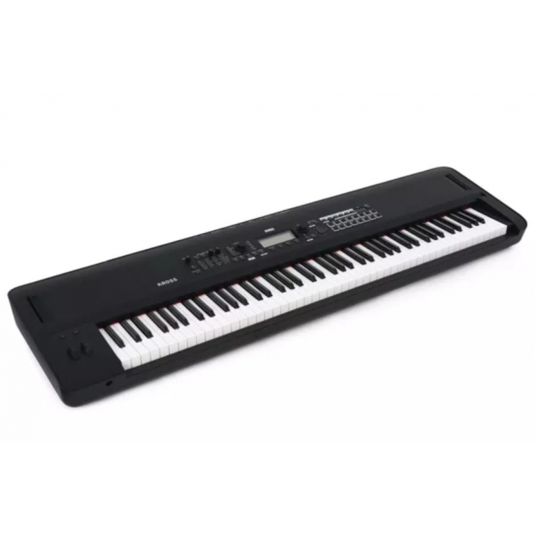 Kross 2 88 MB Synth Workstation "tuttofare" definitiva, caratterizzata da un'ampia tavolozza timbrica, potenza delle prestazioni, tastiera pesata, sequencer e campionamento