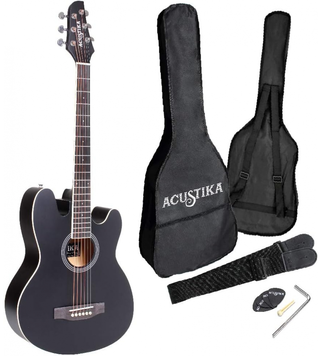 F330 Chitarra Acustica - Chitarra Acustica misura 39” ( 97x36x9,5 ) cm in Legno - 6 Corde in Acciaio