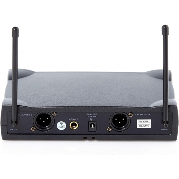 Bespeco GM905HR Doppio Radiomicrofono Senza Fili Headset Vhf
