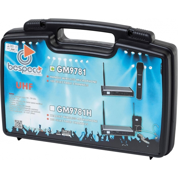 BESPECO GM9781 - Radiomicrofono senza fili palmare UHF