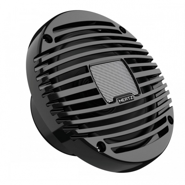 HERTZ HEX 6.5 M-C - coppia di coassiali marini 165mm con griglia finitura nera