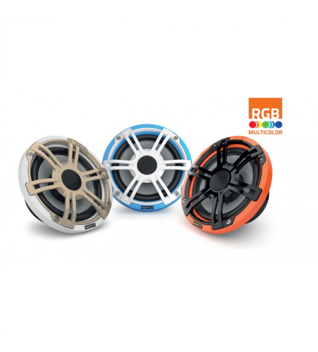 HERTZ HMX 6.5-S-LD - coassiali Powersports 165mm 150W con illuminazione LED