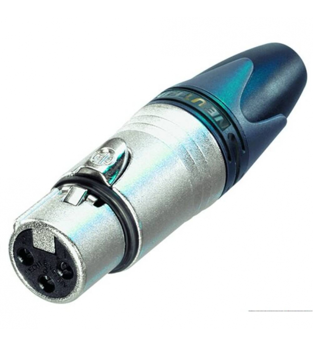 Presa volante Neutrik XLR, 3 poli con sistema di contatto a gabbia che aumenta la conduttività [NC3FXX]