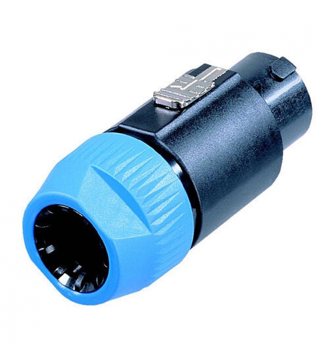 Neutrik 'SPEAKON' con molla di aggancio, manicotto con ingresso per cavi Ø 10 - 21 mm. - 30A continui per contatto, 8 poli [NL8FC]
