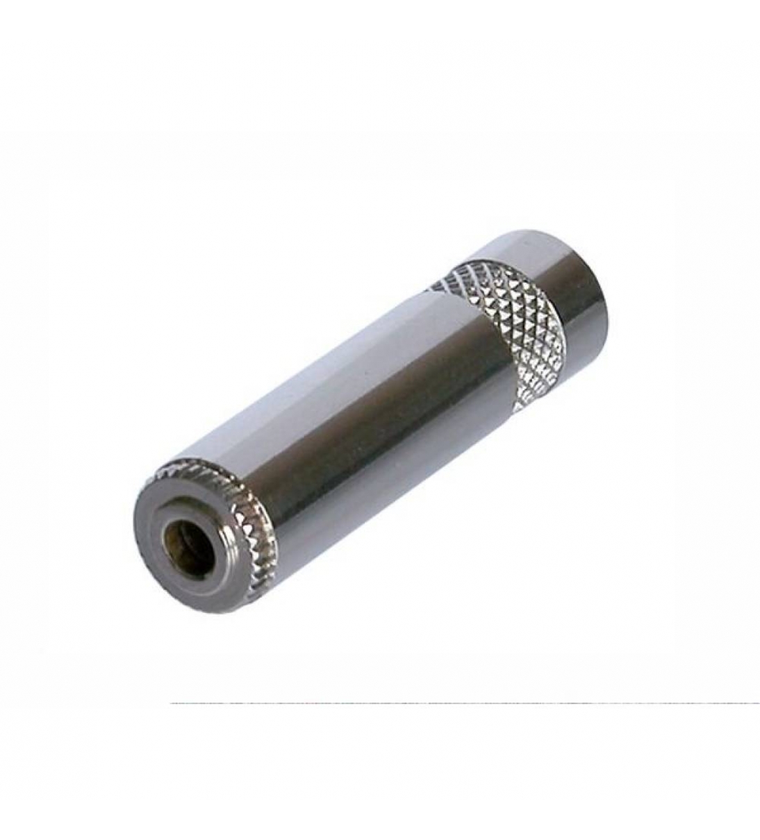 Jack Stereo femmina volante Ø 3.5 mm - 1/8' REAN, interamente in metallo (nickel) [NYS240]