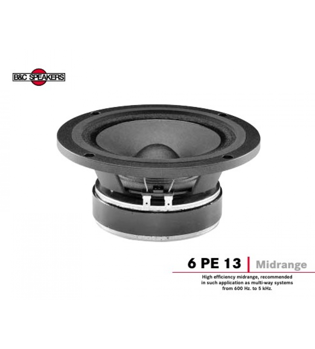 BEC-06PE13 MIDRANGE 6.5" 120W 8Ω 98dB