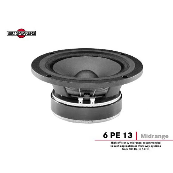 BEC-06PE13 MIDRANGE 6.5" 120W 8Ω 98dB