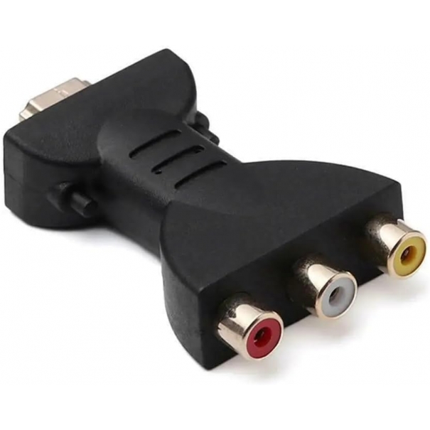 Adattatore HDMI maschio a 3 RCA femmina AV Audio Video Converter TV DVD proiettore [B031WB465]