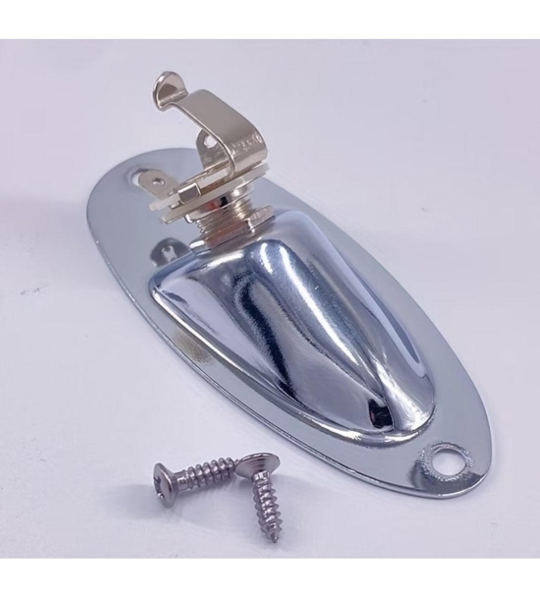 Jack cromato per chitarra elettrica, presa per chitarra, jack tipo ST, presa di uscita per chitarra SQ, foro porta di connessione