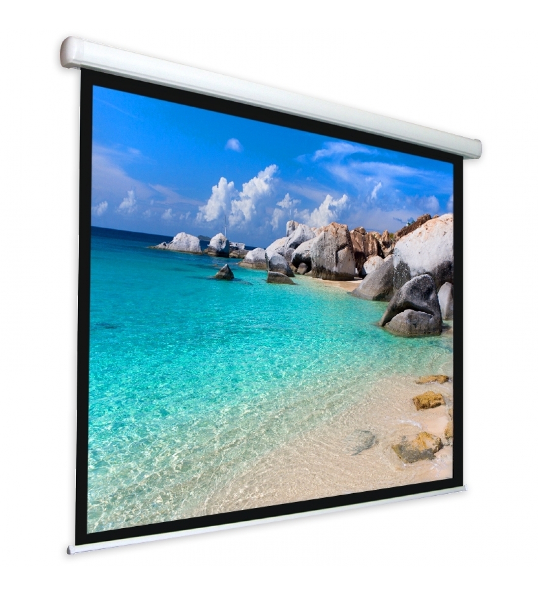 Conveniente Schermo proiezione con bordi manuale a molla 230x144cm 16:10