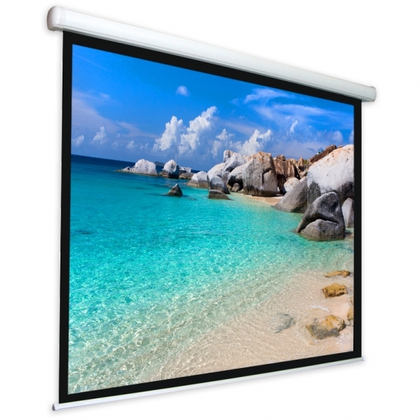 Conveniente Schermo proiezione con bordi manuale a molla 230x144cm 16:10