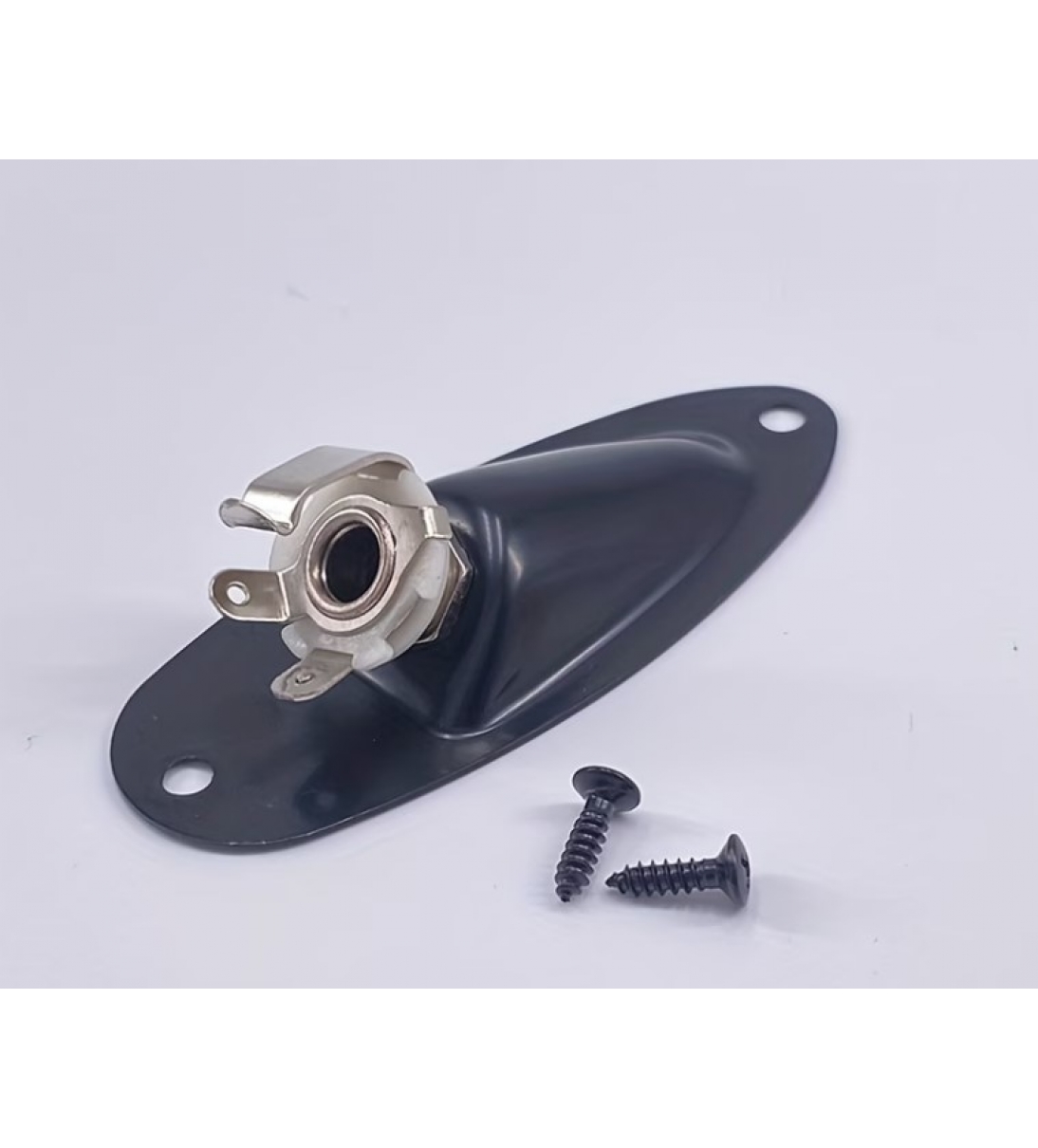 Jack nero per chitarra elettrica, presa per chitarra, jack tipo ST, presa di uscita per chitarra SQ, foro porta di connessione