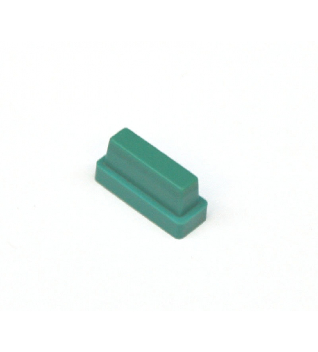 Bottone in plastica verde acqua, 13x3 mm, Korg