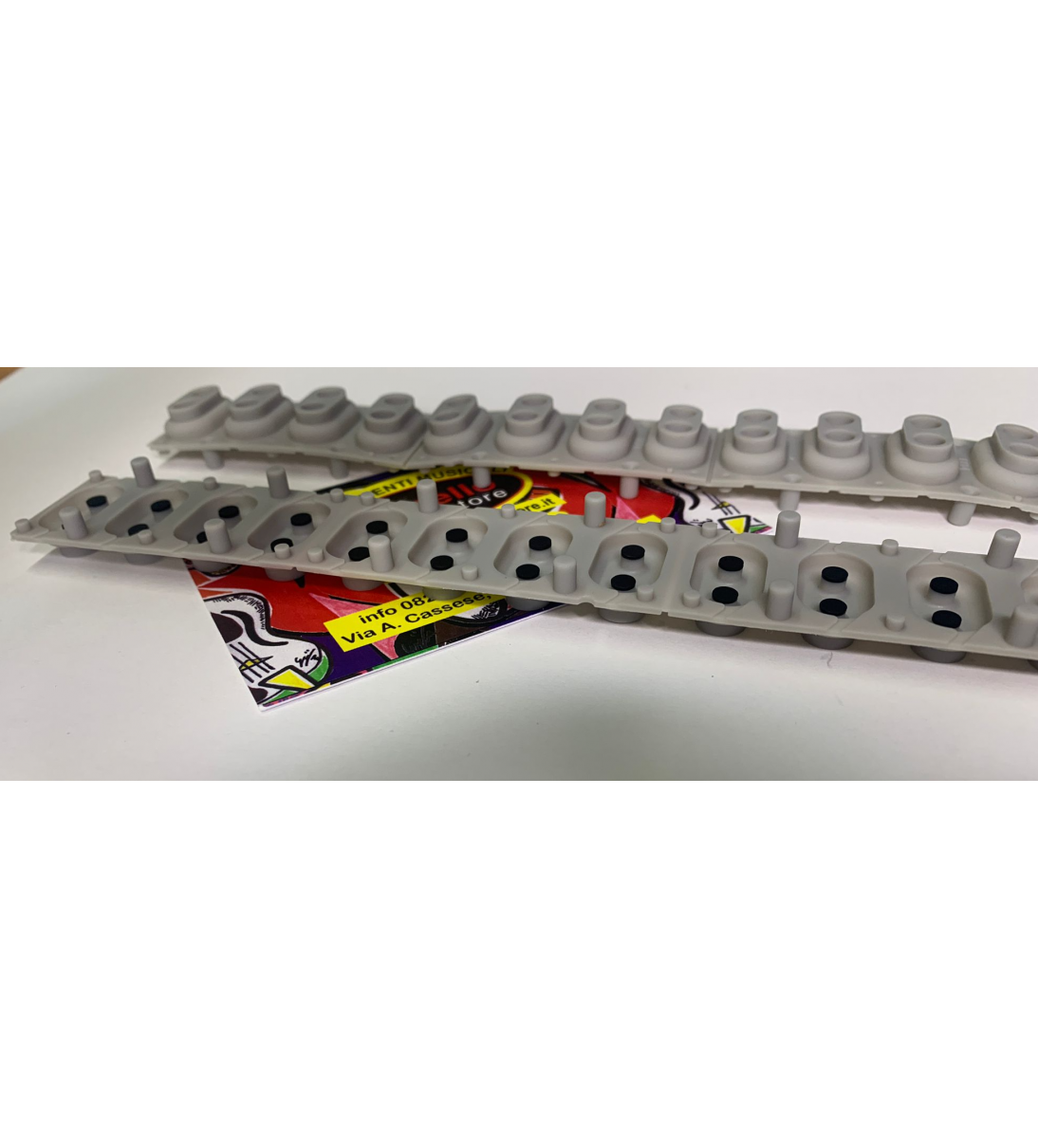 Korg Gommini conduttivi 12 tasti   per Numa Compact 2, SL73 Studio, Numa Compact 2x,  Numa X Piano GT, Numa X Piano 73, Numa X Piano 88, Ricambi Originali [B027ST513]