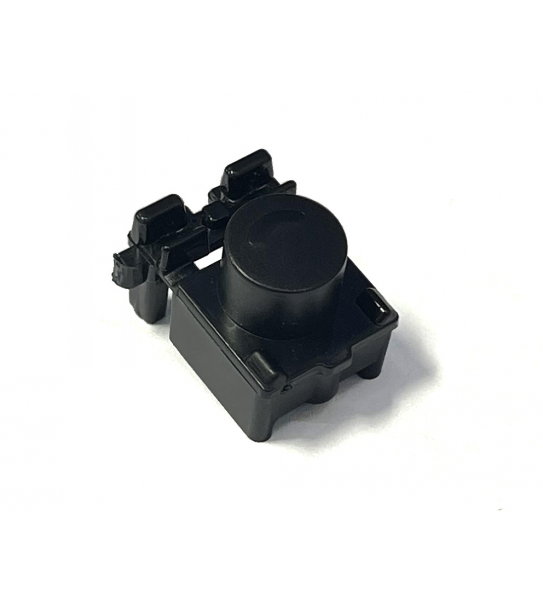 Pulsante rotondo nero con finestra LED per tastiera, Korg PLA0010492