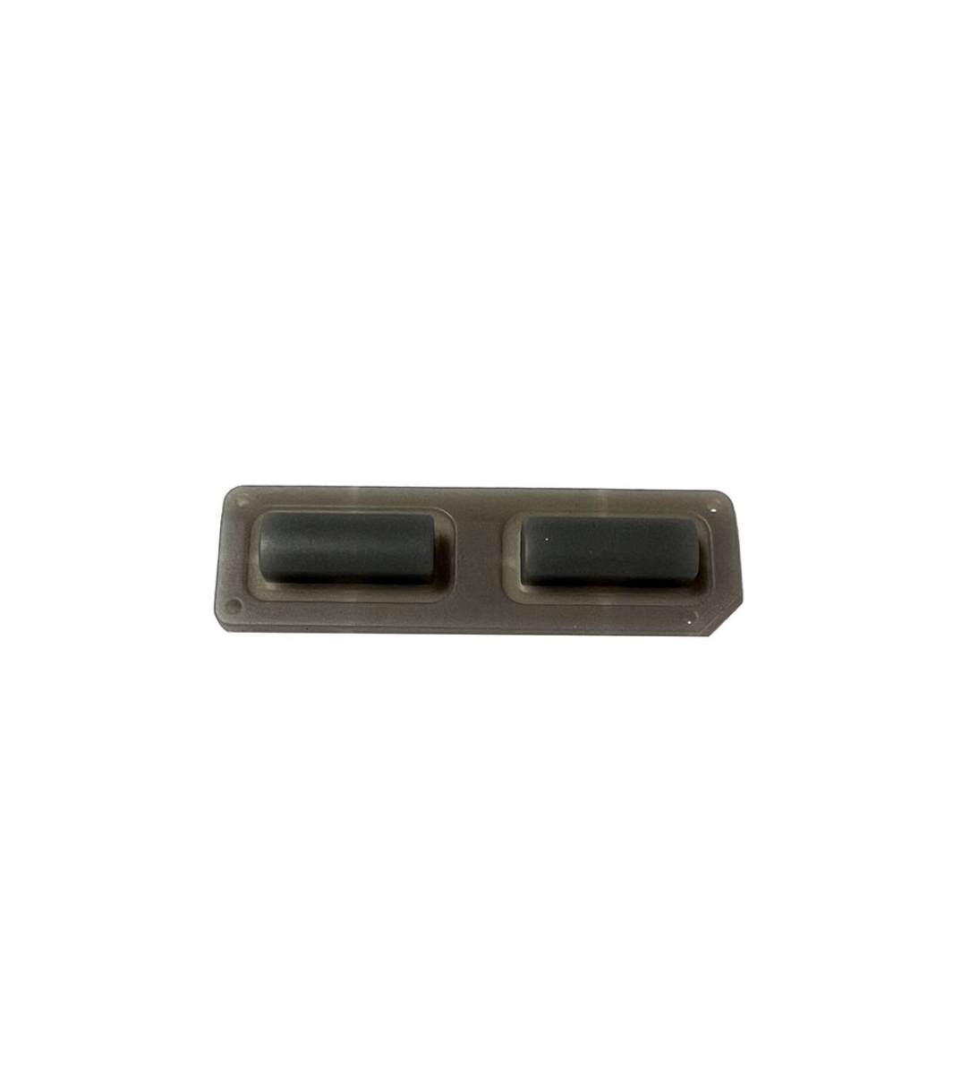 Set di pulsanti grigi per tastiera Korg. Questo set di pulsanti presenta contatti in carbonio sul lato inferiore e, con l'usura, il carbonio perde la sua conduttività, causando il blocco dei pulsanti